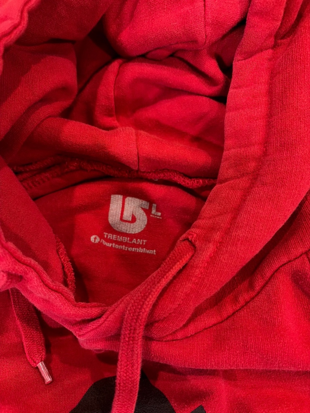 Men’s Red Burton tremblant hoodie